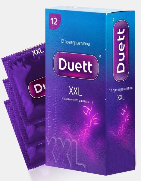 Изображение товара Презерватив Duett XXL №12 Презерватив Duett XXL №12 фотография