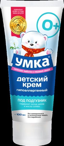 Изображение товара Умка крем детский под подгузник 100мл Умка крем детский под подгузник 100мл фотография