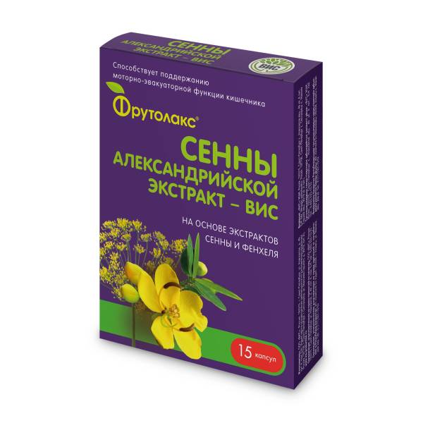 Изображение товара Фpутолакс экстракт сенны ВИС 15 капсул Фpутолакс экстракт сенны ВИС 15 капсул фотография