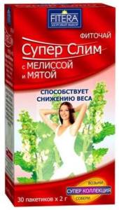 Супер слим чай Мята и мелисса 30шт по 2г