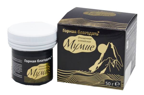Изображение товара Мумие Горная Благодать концентрат Сашера-Мед 50г Мумие Горная Благодать концентрат Сашера-Мед 50г фотография