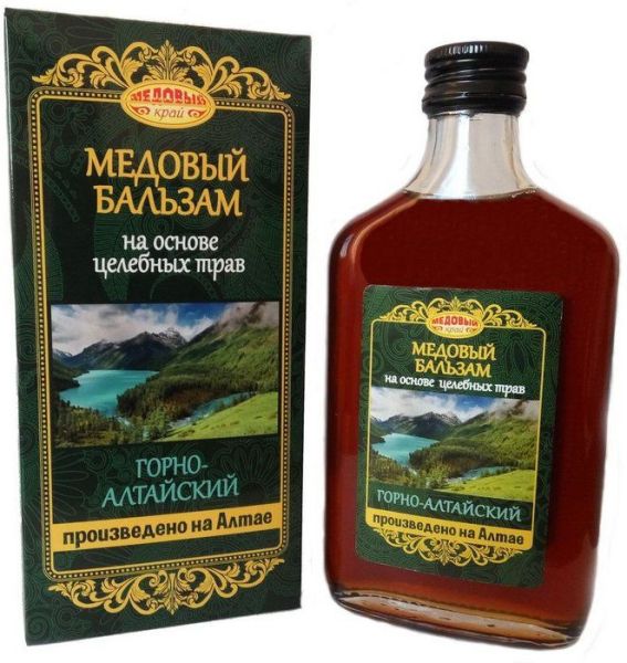 Изображение товара Бальзам Медовый горно-алтайский Медовый Край 250мл Бальзам Медовый горно-алтайский Медовый Край 250мл фотография