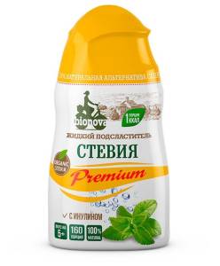 Заменитель сахара жидкий стевия premium 80г 